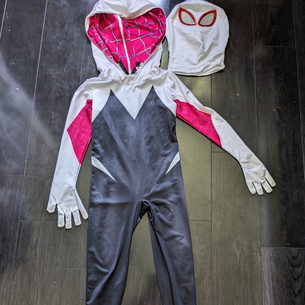 Spider Gwen kids costume size 120 (5T)